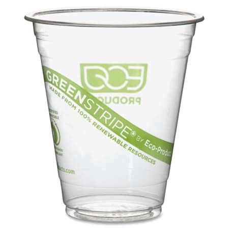 Eco-Products , Inc. GreenStripe Cold Drink Cups, 12oz, Clear, 1000PK EC31165